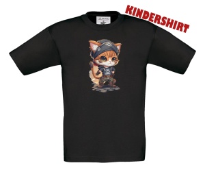 Kinder Shirt Katze