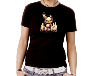 Damen Shirt Katze