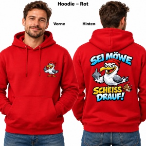 Kapusweatshirt Sei Möwe scheiss drauf