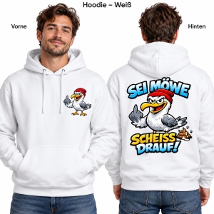 Kapusweatshirt Sei Möwe scheiss drauf
