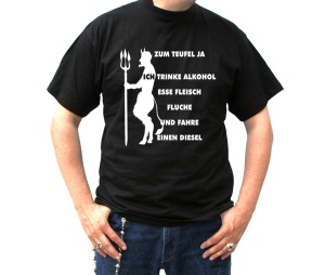 T-Shirt Zum Teufel ja