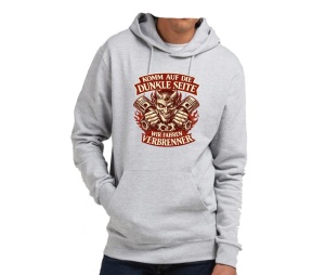 Kapusweatshirt Komm auf die dunkle Seite