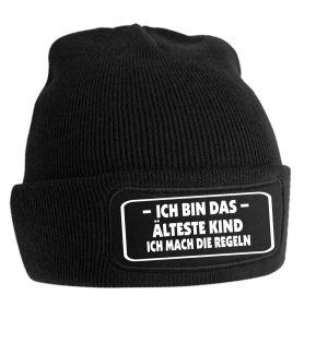 Wollmütze Ich bin das älteste Kind