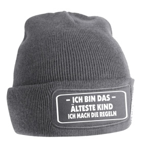 Wollmütze Ich bin das älteste Kind