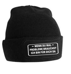 Wollmütze Wenn du mal