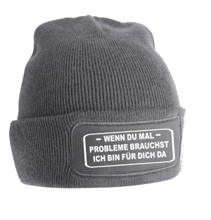Wollmütze Wenn du mal