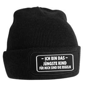 Wollmütze Ich bin das jüngste Kind