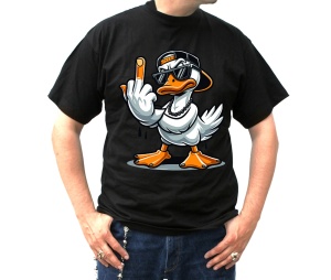 T-Shirt Duck Mittelfinger