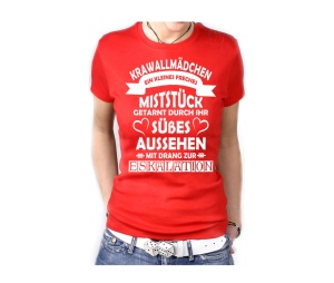 Damen Shirt Krawallmädchen