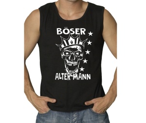 Muskelshirt Böser alter Mann