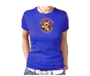 Damen Shirt Das Leben ist zu kurz