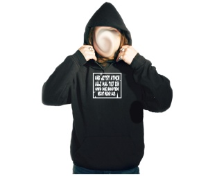 Kapusweatshirt Jetzt atmen alle mal tief ein