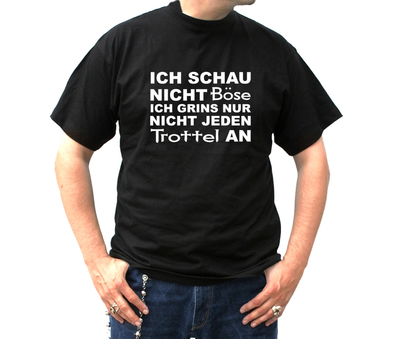 T-Shirt Ich schau nicht böse