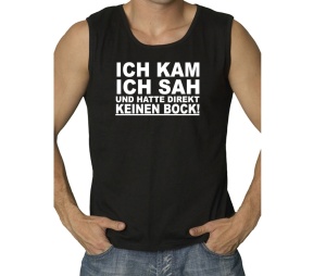 Muskelshirt Ich kam ich sah