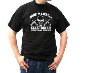 T-Shirt Seine Majestät der Elektriker