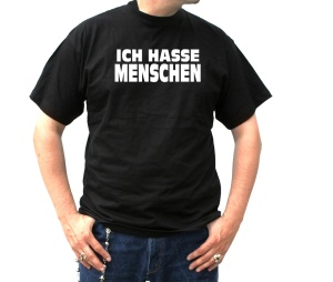 T-Shirt Ich hasse Menschen
