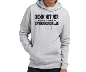 Kapusweatshirt Komm mit mir