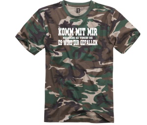 Camoshirt Komm mit mir