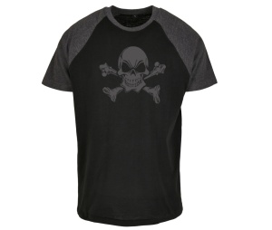 Raglan T-Shirt Schädel Crossbone