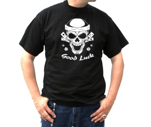 T-Shirt Skull Good Luck