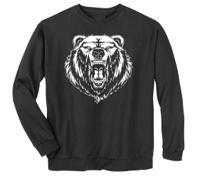 Sweatshirt Grizzly Riesen Bärenmotiv