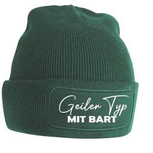 Wollmütze Geiler Typ mit Bart