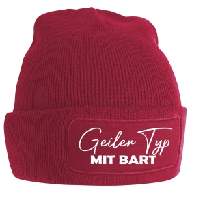 Wollmütze Geiler Typ mit Bart