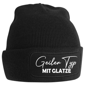 Wollmütze Geiler Typ mit Glatze