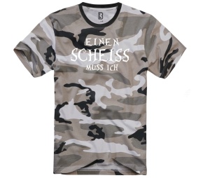 Camoshirt Einen Scheiss muss ich