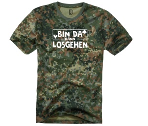 Camoshirt Bin da kann losgehen