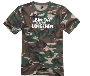 Camoshirt Bin da kann losgehen