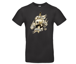 T-Shirt Skull Live fast die young