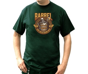 T-Shirt Barrel Save Water Drink Beer