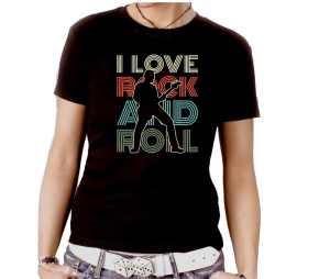 Damen Shirt I Love Rock N Roll