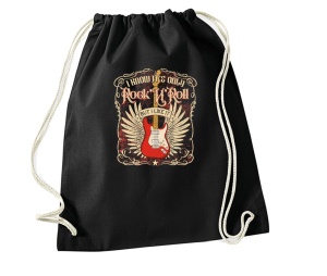 Stringbag Turnbeutel I Know Its Only Rock N Roll