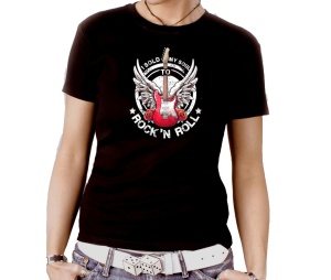 Damen Shirt Rock N Roll I Sold My Soul