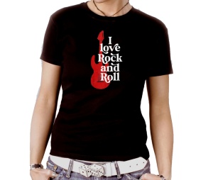 Damen Shirt I Love Rock N Roll