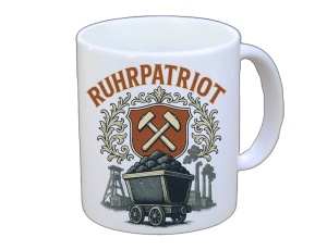 Tasse Ruhrpatriot Klassisches Motiv mit einer Lore