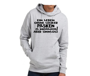 Kapusweatshirt Ein Leben ohne lecker Pilsken