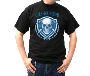T-Shirt Gelsenkirchen Schädel