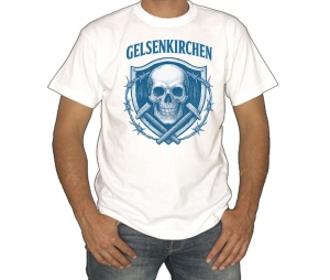 T-Shirt Gelsenkirchen Schädel