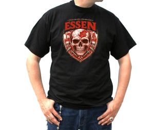 T-Shirt Essen Schädel