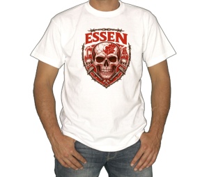T-Shirt Essen Schädel