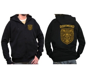 Sweatjacke mit Kapuze Dortmund Schädel