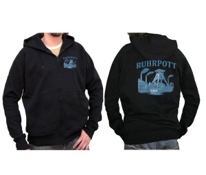 Sweatjacke mit Kapuze Ruhrpott Zeche