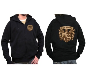 Sweatjacke mit Kapuze Ruhrpott Wappen