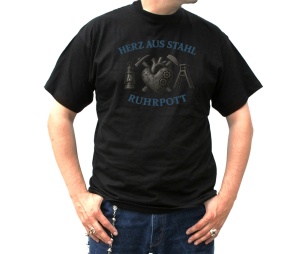 T-Shirt Ruhrpott Herz aus Stahl