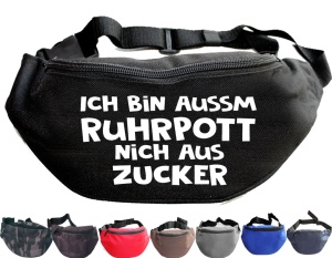 Gürteltasche Ich bin aussm Ruhrputt nich aus Zucker