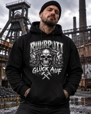 Kapusweatshirt Ruhrpott Glück Auf