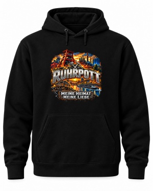 Kapusweatshirt Ruhrpott Meine Heimat Meine LIebe